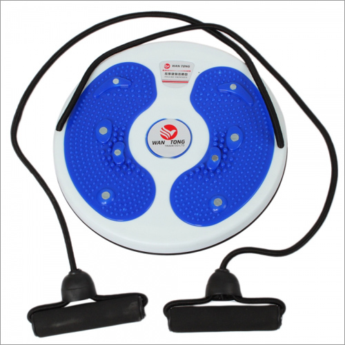 Twisting Disc Massager - High Quality Abs, 10.83 X 1.18 In, Blue | Corrects Posture, Improves Blood Circulation, Detoxifies, Enhances Flexibility
