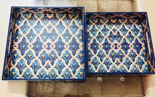 Tableware Mdf Printed Serving Trays