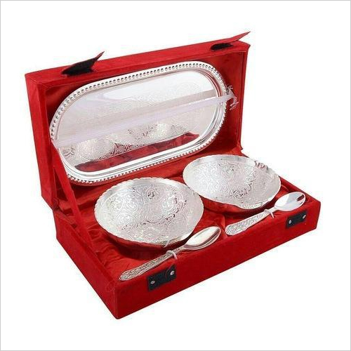 Silver Plated Bowls - Elegantly Designed, Perfect for Formal Dining or Special Occasions