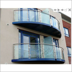 Designer Glass Balcony Railing at Best Price in New Delhi | The Great ...