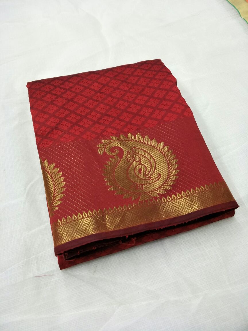 Best Printed Saree - Leechi Jacquard, Customized Upto 40" | Multi-color, Trendy Dress, Dry Cleaning & Washable, Printed Pattern