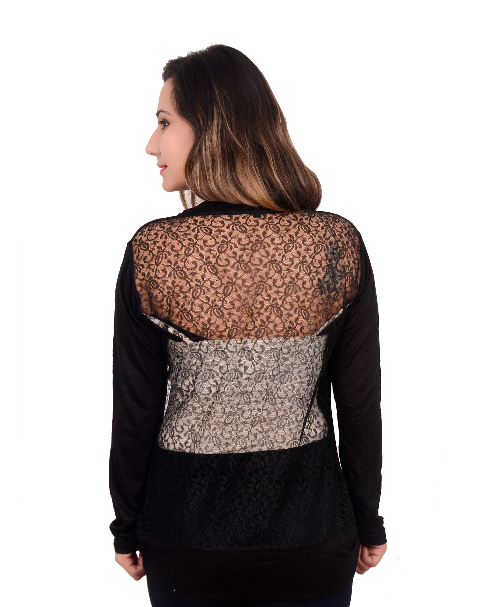 All Back Net Shrug