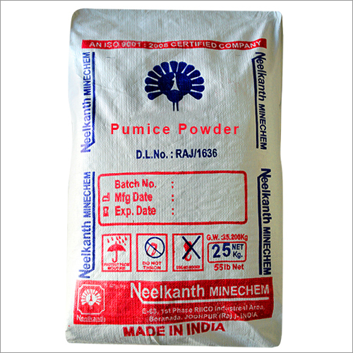 Pumice Powder Application: Pharmaceutical