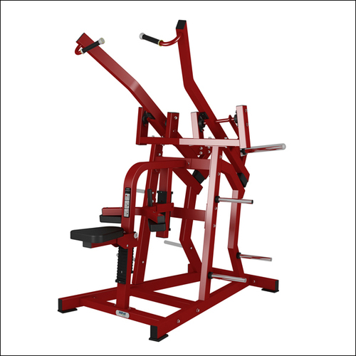 Lat Pulldown Machine - Adjustable Seat, Black Color | Muscle Gain, Wide Bar Handle, Durable Pulley System