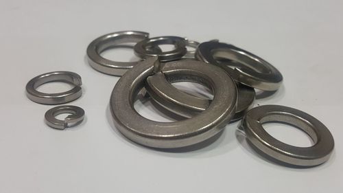 Metal Washers - Stainless Steel, Polished Finish, Silver Color | Industrial Application, High Durability, Precise Dimensions