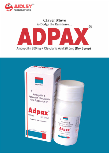 Liquid Amoxycillin 200Mg Clavulanic Acid 28.5Mg Dry Syrup