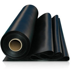 Black Rubber Sheet - Natural Rubber, 1/8 Inch Thick x 48 Inches Wide x 100 Feet Long | 3000 psi Tensile Strength, 300% Elongation, 10 lbs per Square Foot