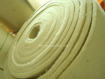 Woolen Felt - Virgin Wool, Varies in Length & Thickness, Natural Color | Customizable, Durable, Eco-Friendly, Sound Dampening, Thermal Insulation, Versatile Material