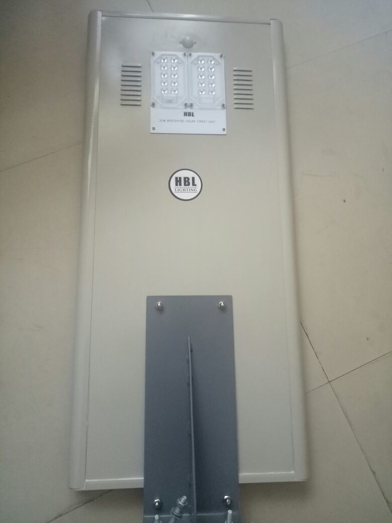 Integrated Solar Street Light - 15w, Elegant Design, Optimum Brightness, Compact Size