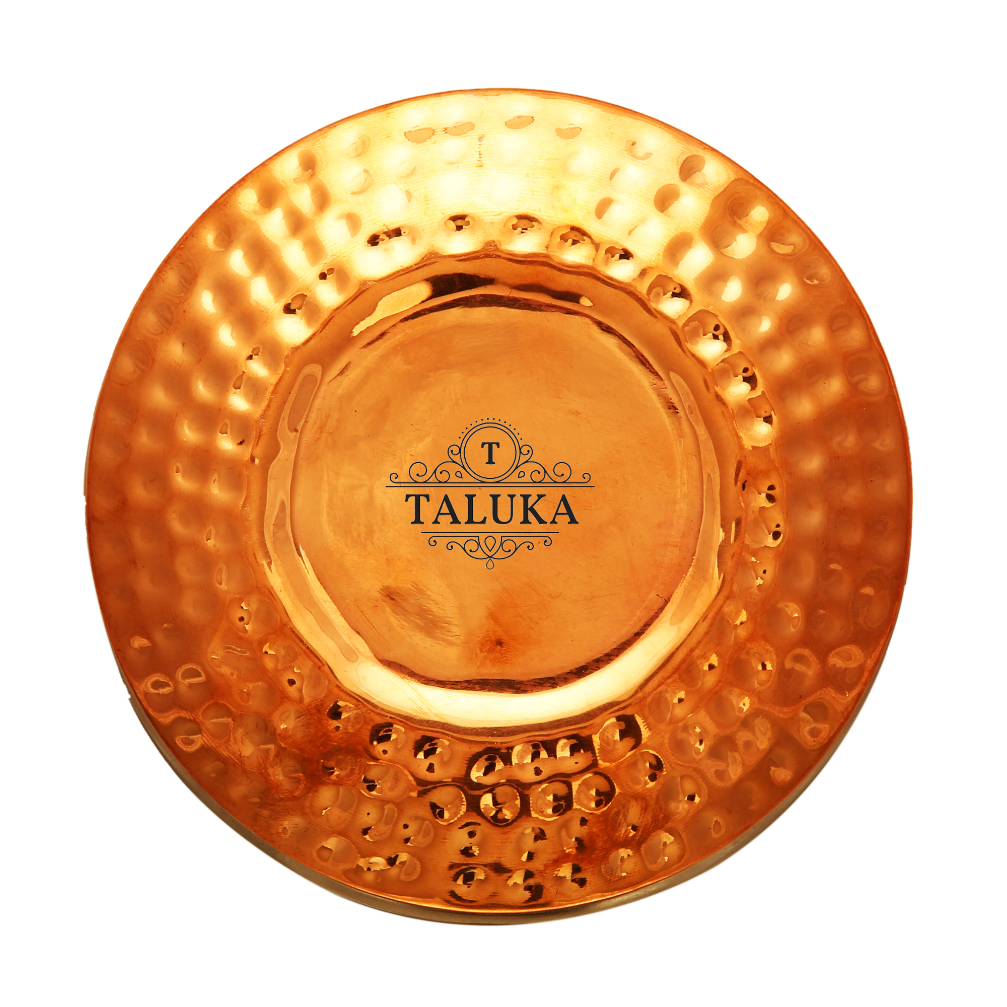 Copper Steel Serving Handi - 300ml, 1.8" Height X 5.1" Diameter | Unique Mughlai Design, Elegant Copper & Silver Colors, Weighs 300 Grams