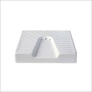 Urinal Pan - Ceramic, 53 x 41 cm, White | Longer Serving Life - Easy Maintenance, Wall Mounted
