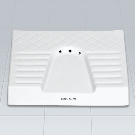 Ladies Urinal - Ceramic, 53 x 41 cm, White | Longer Serving Life, Easy Maintenance, Floor Mounted Design