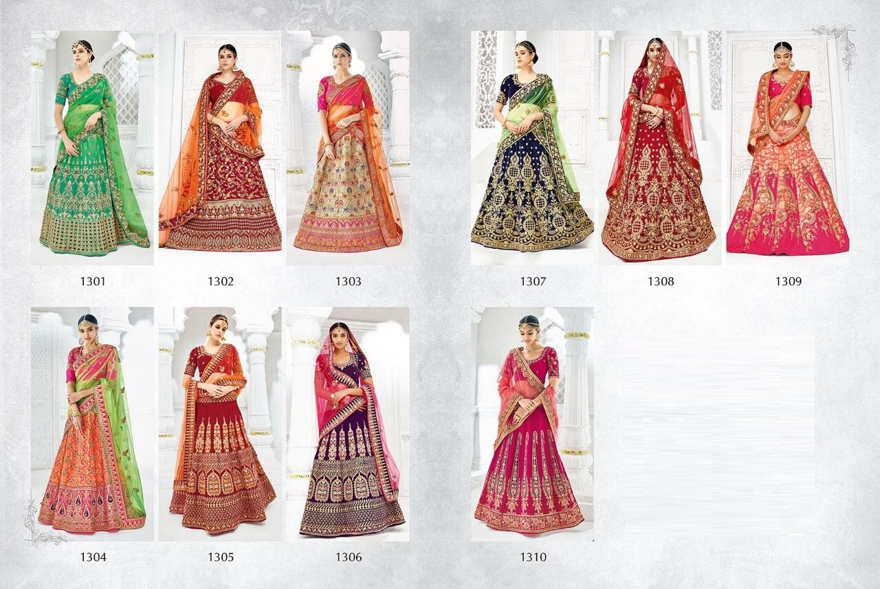 Ethnic Wedding And Partywear Velvet Lehengas