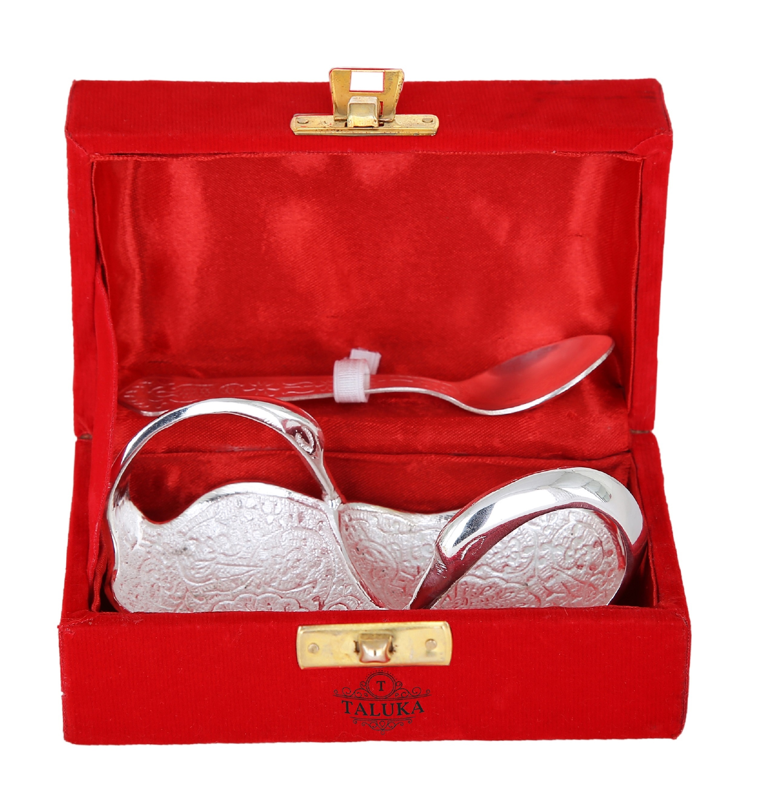 Silver Plated Ice Cream Bowl With Handle - 6.5" Diameter, 280 Ml Capacity | Antique Elegant Design, Ideal Gift For Diwali, Christmas, Birthdays