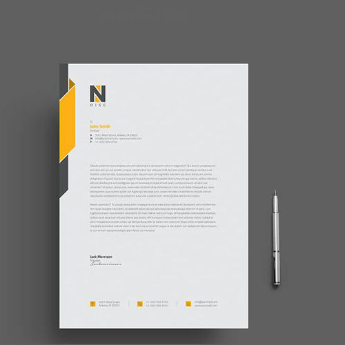 Customized Letterhead