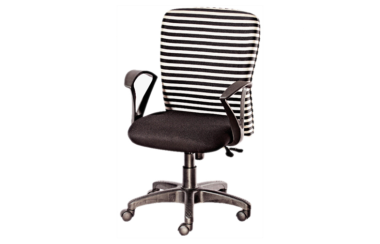 Staff Chairs - Heavy Duty Iron Frame, Modern Class-a Upholstery Design | Revolving, Height Adjustable, Inclined Back Support