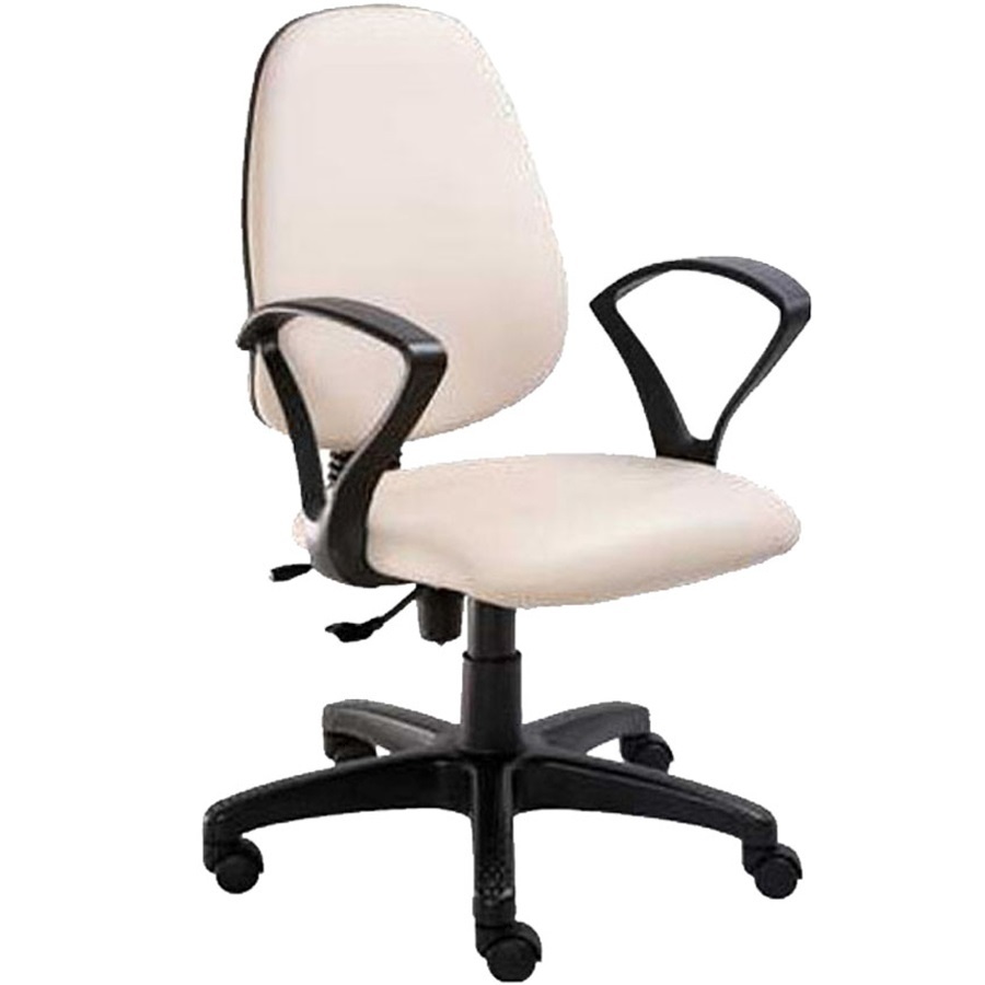 Staff Chairs - Heavy Duty Iron Frame, Modern Class-a Upholstery Design | Revolving, Height Adjustable, Inclined Back Support