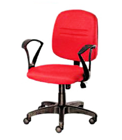 Staff Chairs - Heavy Duty Iron Frame, Modern Class-a Upholstery Design | Revolving, Height Adjustable, Inclined Back Support