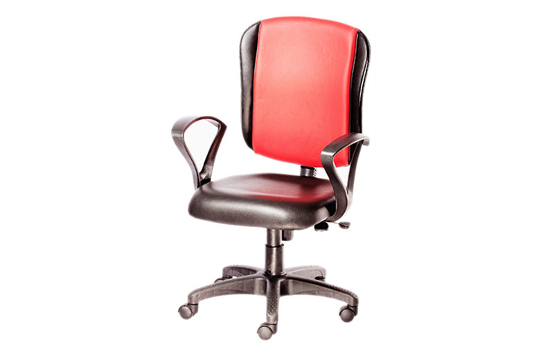 Staff Chairs - Heavy Duty Iron Frame, Modern Class-a Upholstery Design | Revolving, Height Adjustable, Inclined Back Support