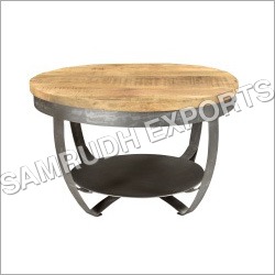 आम की लकड़ी का कॉफी टेबल