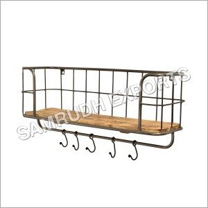 आम के लकड़ी की दीवार शेल्फ