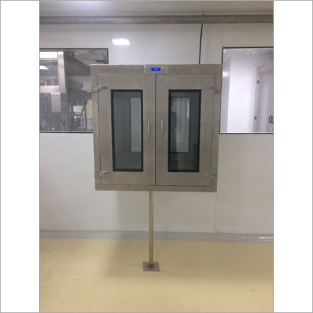 Pass Box - Stainless Steel, Electric Power Source 60 Hz, White | Ideal for Food, Semiconductor, Pharmaceutical Industries