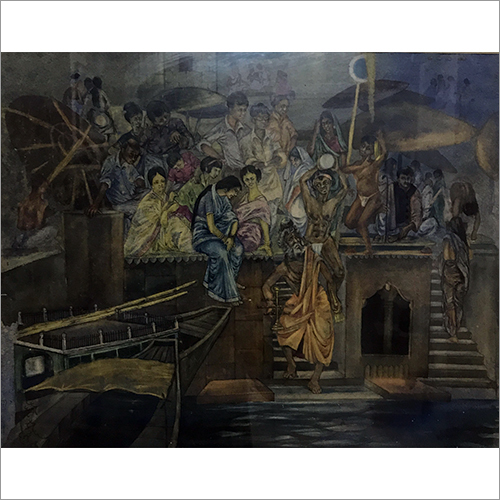 Hindu Mythology Water On Paper