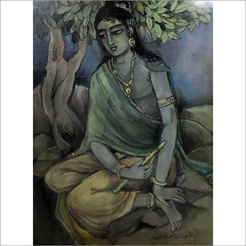 Krishna Watercolour