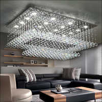 Low Ceiling Crystal Chandelier