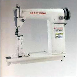 Single Needle Sewing Machine - Metal Construction, 30 x 20 x 15 Inches | 1500 Stitches Per Minute, Ideal for Heavy Fabrics