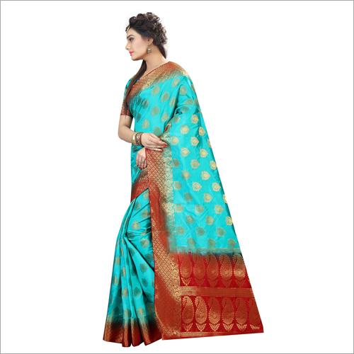 Blue Ladies Sarees
