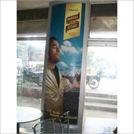 Translite print clipon with stand