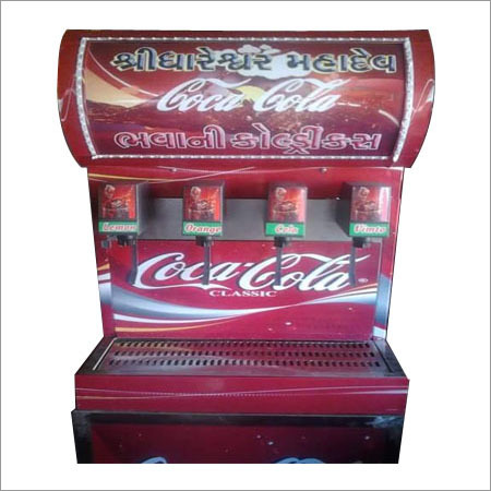 4 Flavour Soda Machine - Red, 10-20 Kilograms | Automatic, Computerized, 220-440 Volt, Durable Design