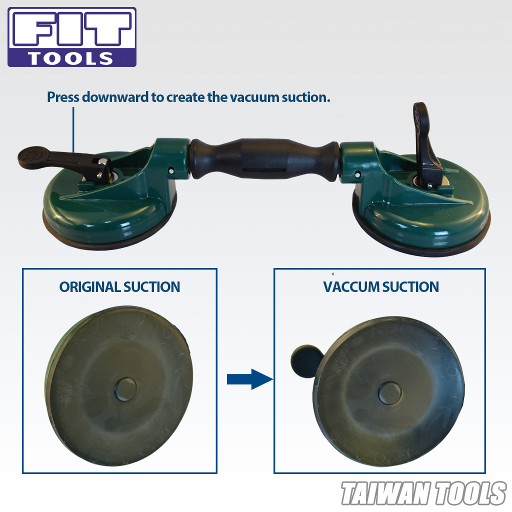 Firstinfo Heavy Duty Double Head Suction Cup