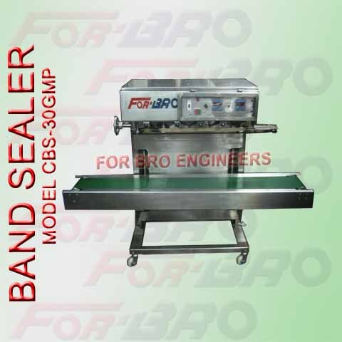 Continuous Sealer - Mild Steel & Stainless Steel, 350kg Heavy Duty Electric Automatic with PLC Control and 1 Year Warranty