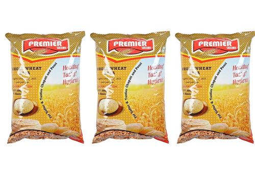 Whole Wheat Atta - Wheat Flour, 5kg Polypropylene Bag , Ideal for Baking Rotis and Chapattis, Extended Shelf Life of 6 Months