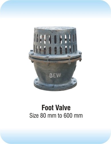 Foot Valve - Color: Grey