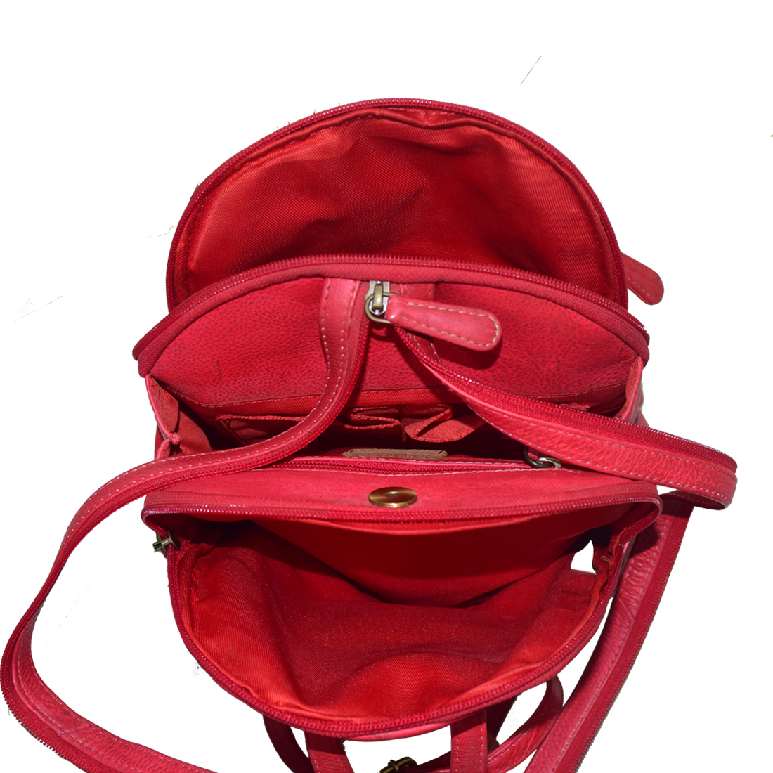 Bag Hand Painted Leather Backpack