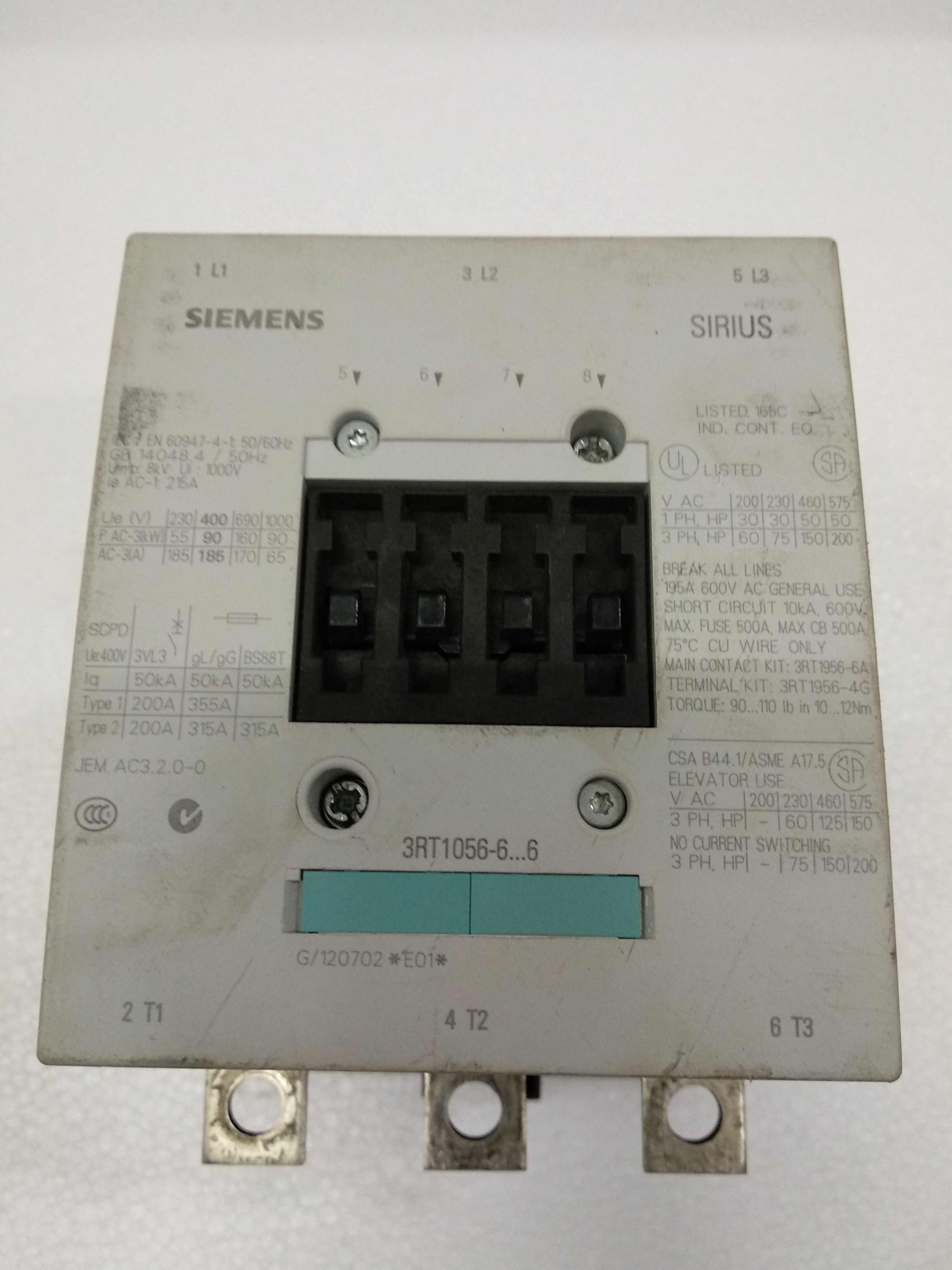 Siemens Contactor 3 Rt Series
