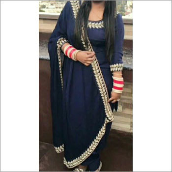 Blue Ladies Plain Suit