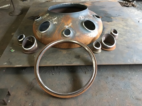 स्टील डिश और नोजल ग्राइंडिंग