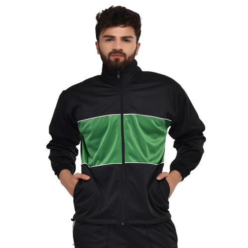 Mens Tracksuits - Polyester, Sizes S-XXL, Black | Stain & Odour Resistant, Wicking Properties for Enhanced Endurance, Ideal for Athletic & Casual Wear