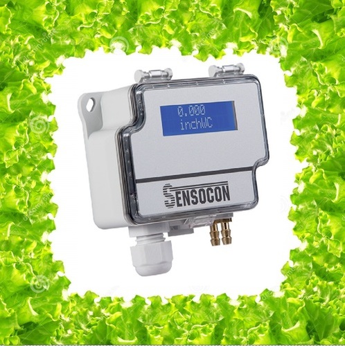 Sensocon USA डिफरेंशियल प्रेशर ट्रांसमीटर सीरीज़ DPT1-R8 - रेंज 0 - 6.4 mmWC