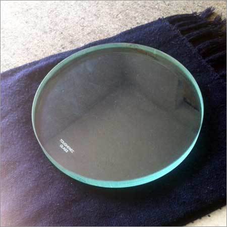 Round Toughened Glass - Color: Transparent