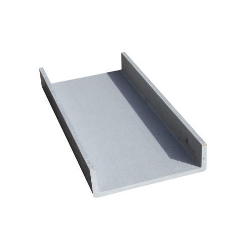 FRP Channel - 6m Length, Grey Color, 4-8mm Thickness, Anti-Corrosive, Fiberglass Material, Coated Surface Treatment