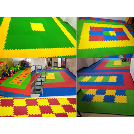 Flooring Solutions - EVA Foam, Variable Size, Multicolor, 10-25 mm Thickness | Absorbent, Chemical Resistant, Durable, Easy Maintenance, Fire Rated Class B