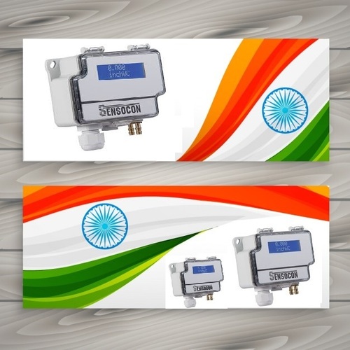 Sensocon USA डिफरेंशियल प्रेशर ट्रांसमीटर सीरीज़ DPT10-R8 - रेंज 0 - 2.5 inWC
