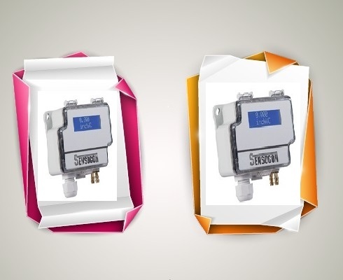 Sensocon USA डिफरेंशियल प्रेशर ट्रांसमीटर सीरीज़ DPT10-R8 - रेंज 0 - 5.0 inWC