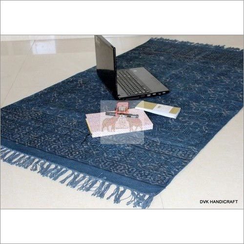 हस्तनिर्मित मुद्रित सूती कालीन