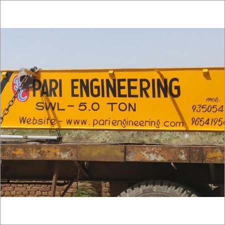 Single Beam EOT Crane - 5 Ton Load Capacity, Yellow Finish | Easy Operation, Sturdy Build, Minimum Maintenance, High Efficiency